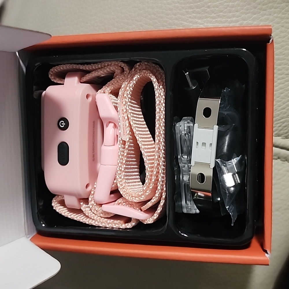 NIB Pink Rechargeable L.E.D Bark Control Collar - Picture 6 of 7